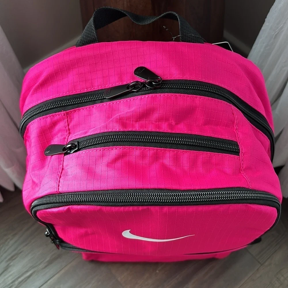 Nike Pink Prime Backpack,Large,3 compartment w/15” padded laptop slot and more